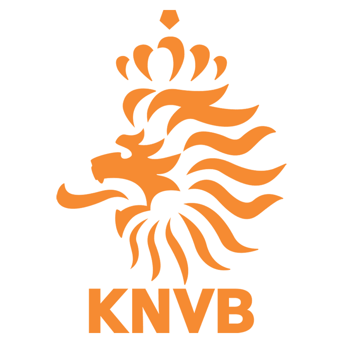 Netherlands national team crest used from 1996 to 2014