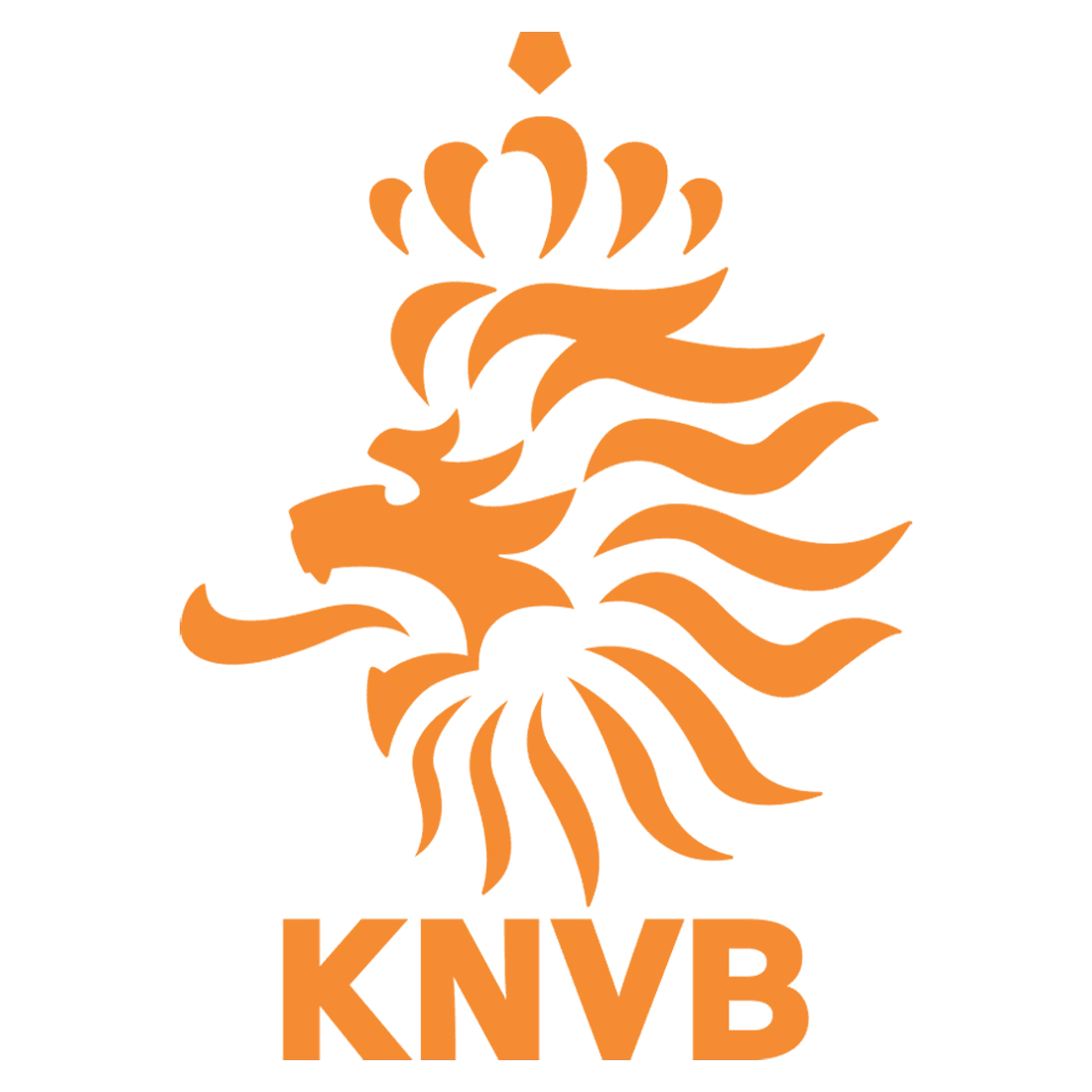 Netherlands national team crest used from 1996 to 2014