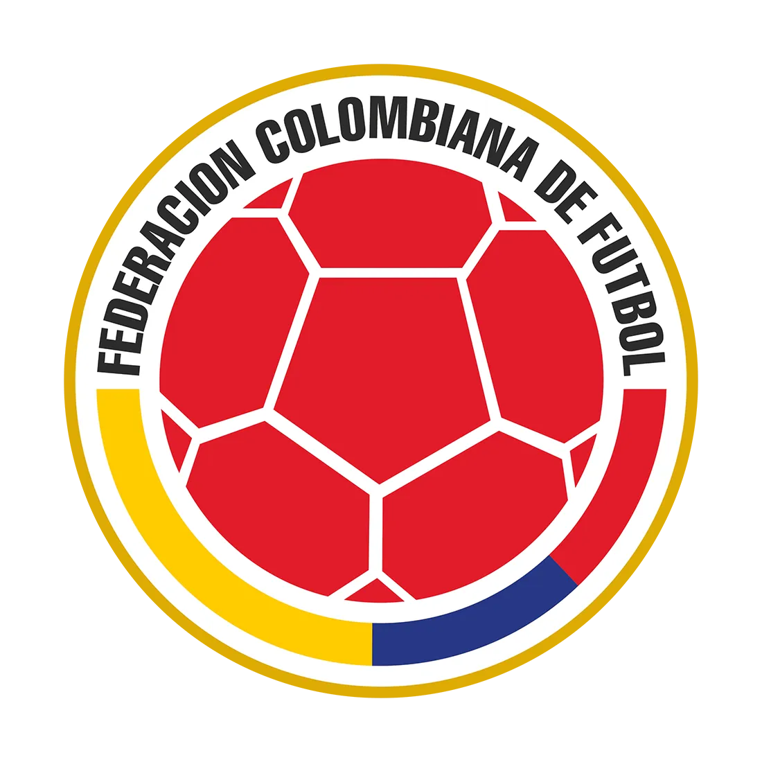 Colombia national team crest used from 1975 to 2023