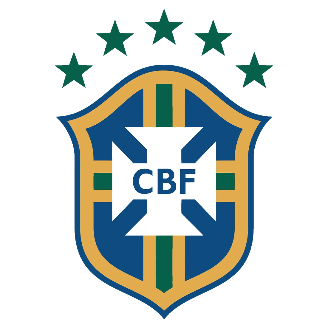 Brazil national team crest used from 2014 to 2016