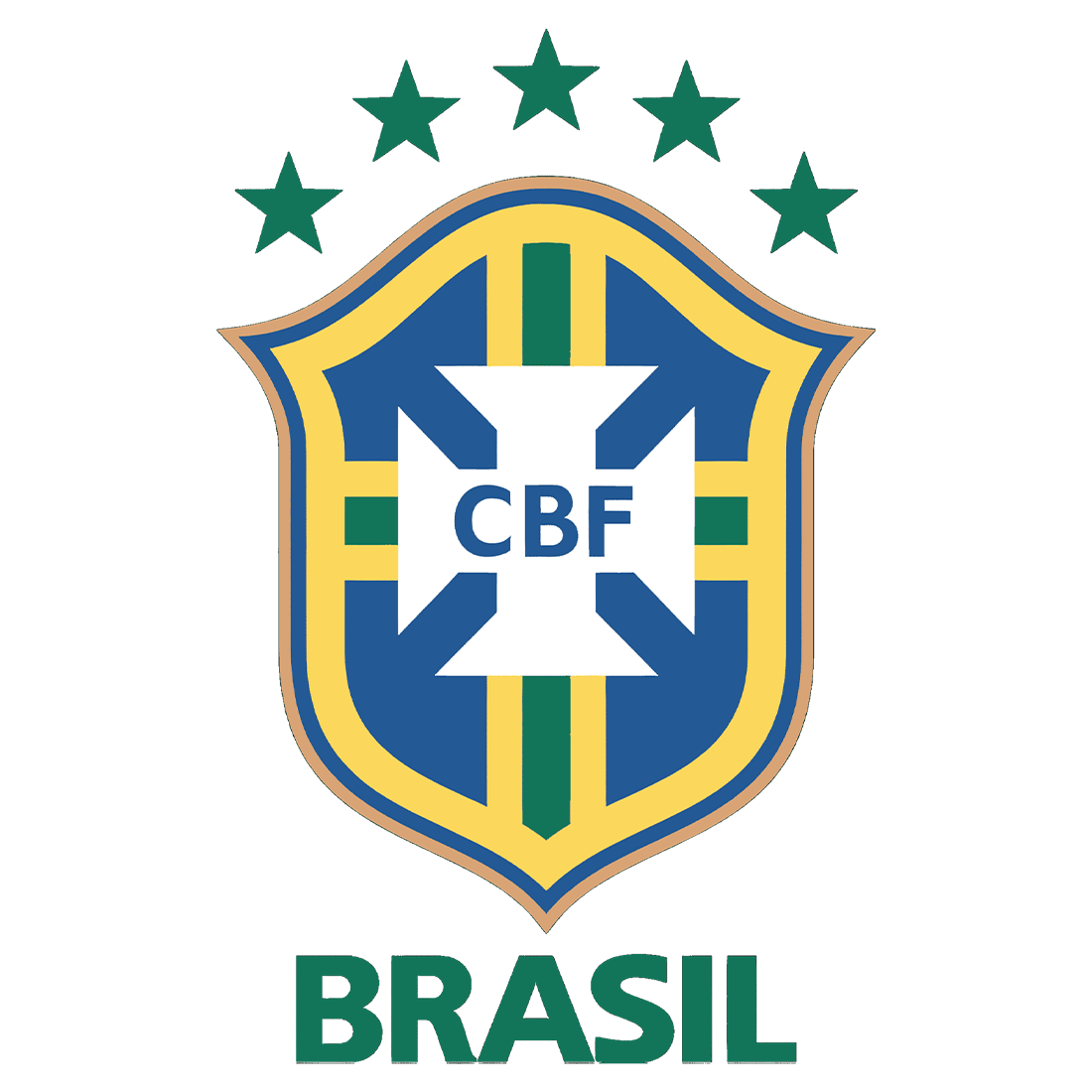 Brazil national team crest used from 2010 to 2014