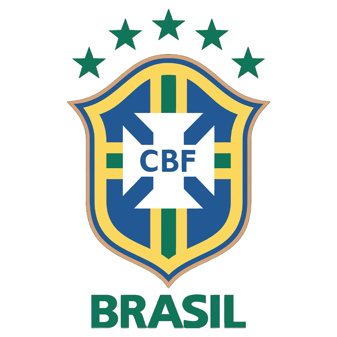 Brazil national team crest used from 2010 to 2014
