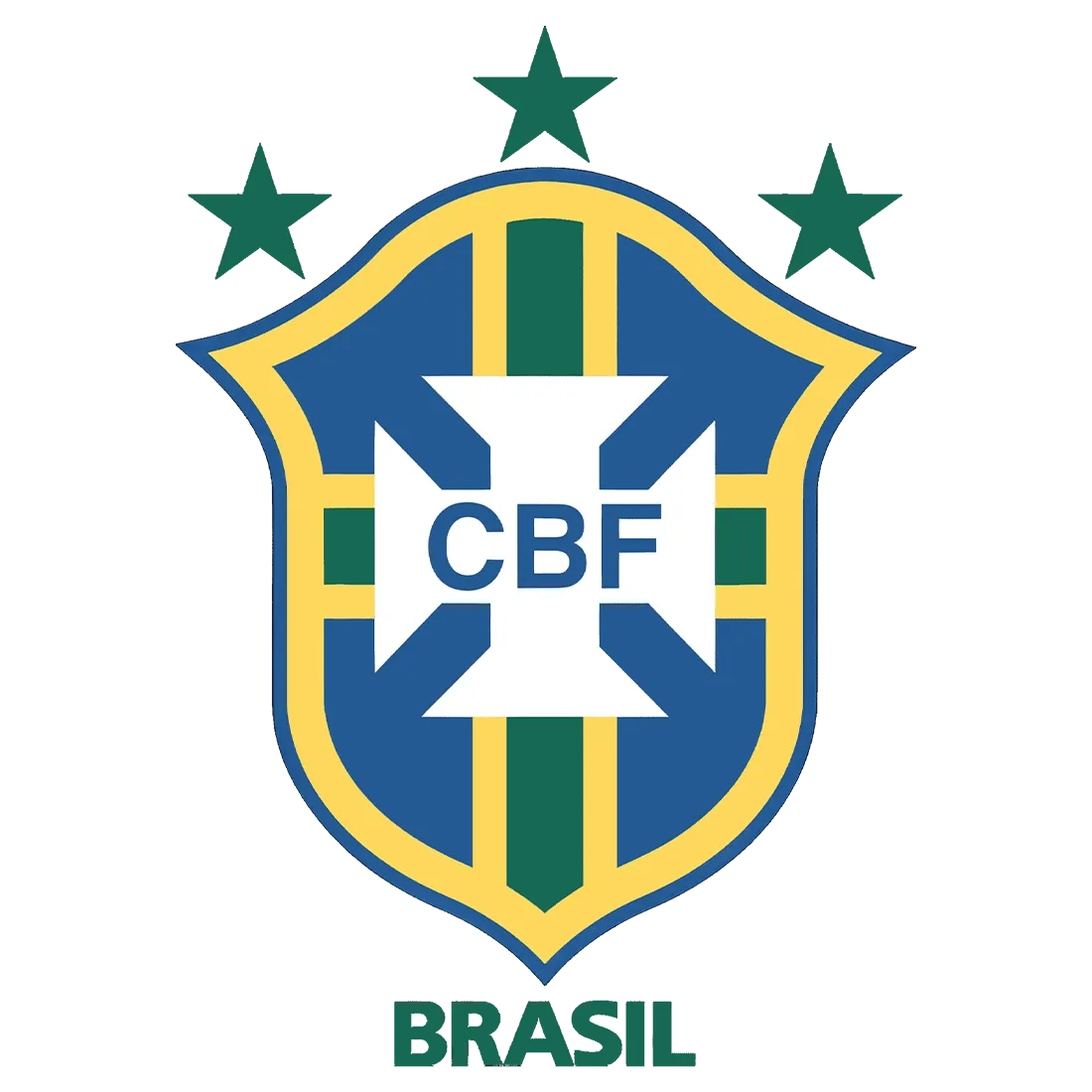 Brazil national team crest used from 1991 to 1994