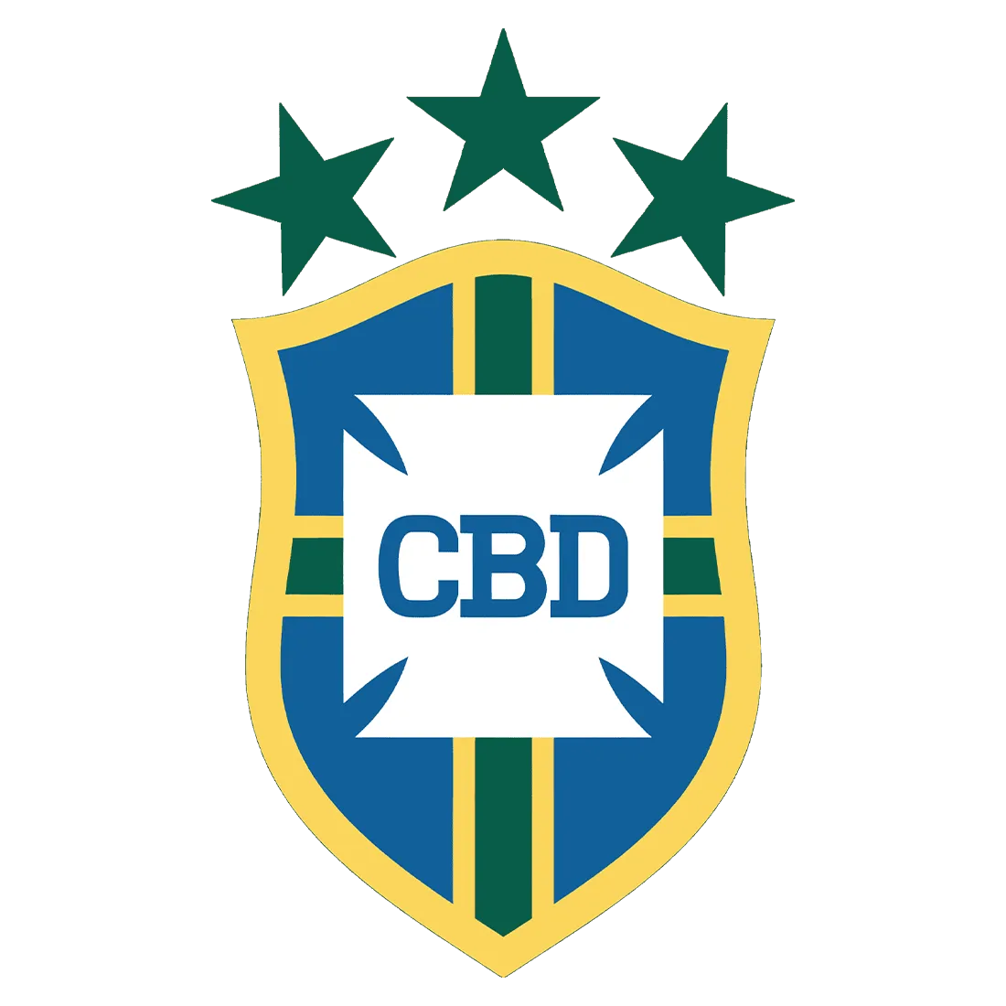 Brazil national team crest used from 1971 to 1976