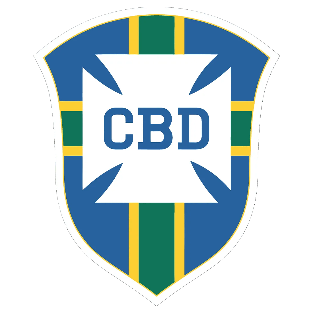 Brazil national team crest used from 1962 to 1966