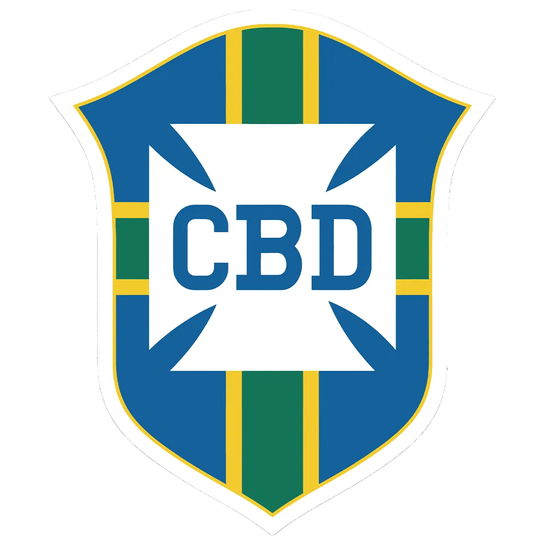 Brazil national team crest used from 1958 to 1962