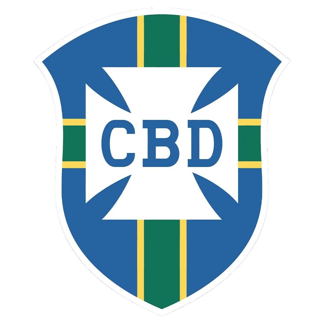 Brazil national team crest used from 1950 to 1954