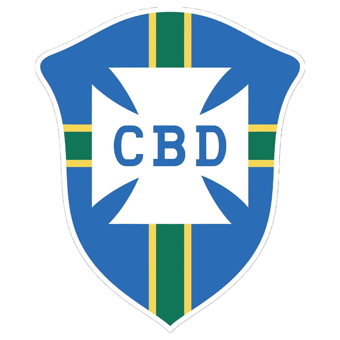 Brazil national team crest used from 1938 to 1950