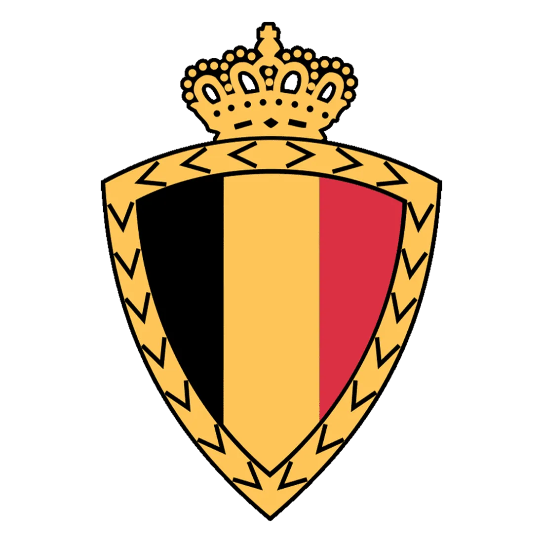 Belgium national team crest used from 1984 to 1989