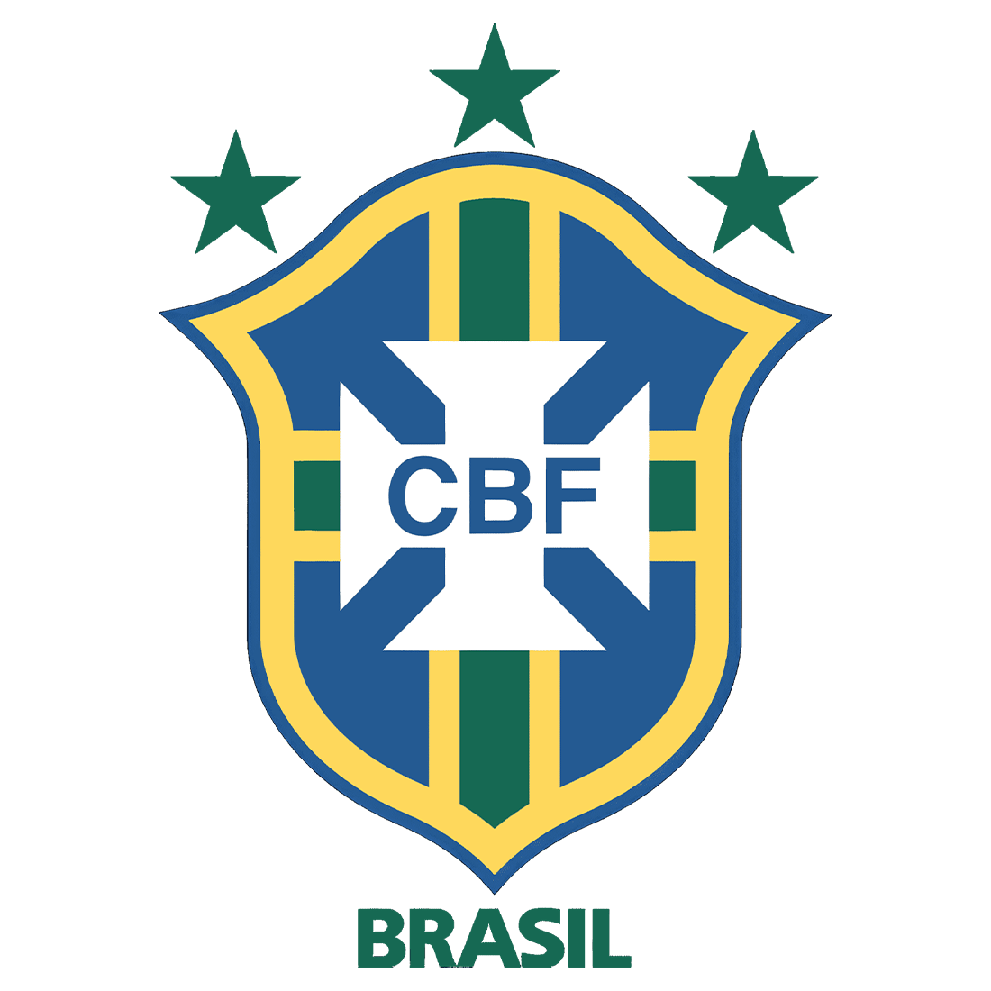 Brazil national team crest used from 1991 to 1994
