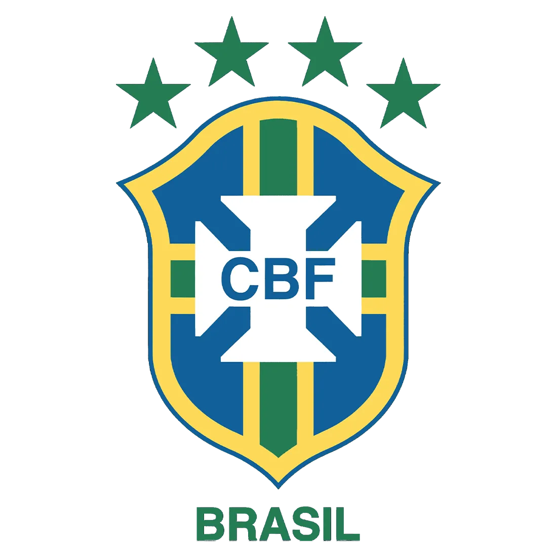Brazil national team crest used from 1994 to 1999