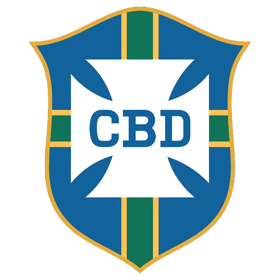 Brazil national team crest used from 1968 to 1971