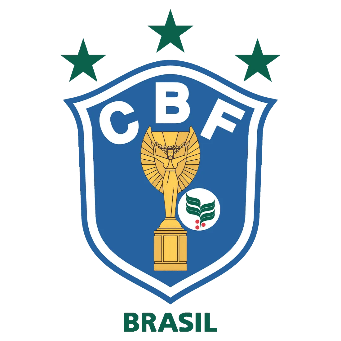Brazil national team crest used from 1980 to 1985