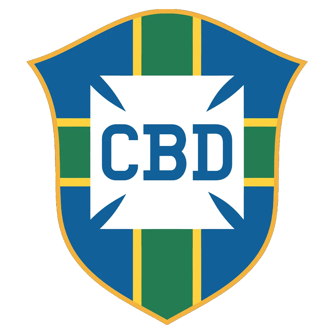 Brazil national team crest used from 1954 to 1958