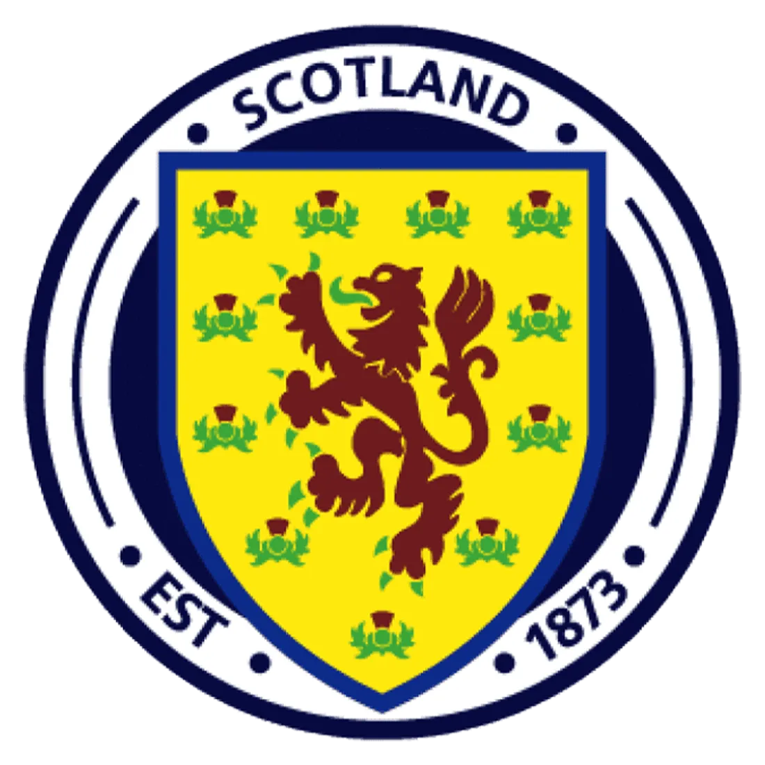 Scotland national team crest used from 2011 to 2013