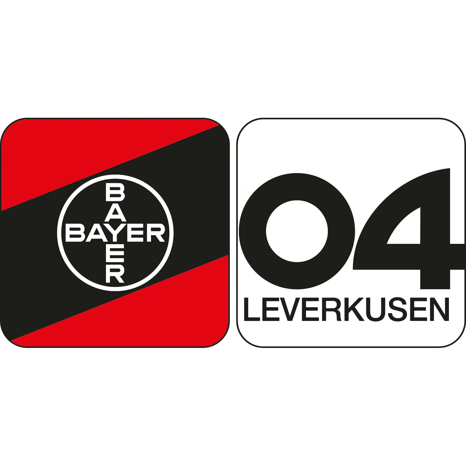 Bayer Leverkusen crest used from 1975 to 1988