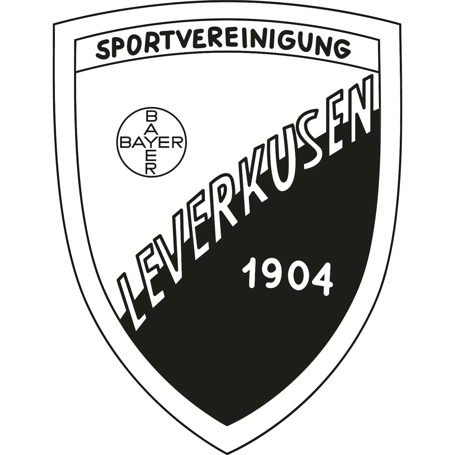 Bayer Leverkusen crest used from 1948 to 1950