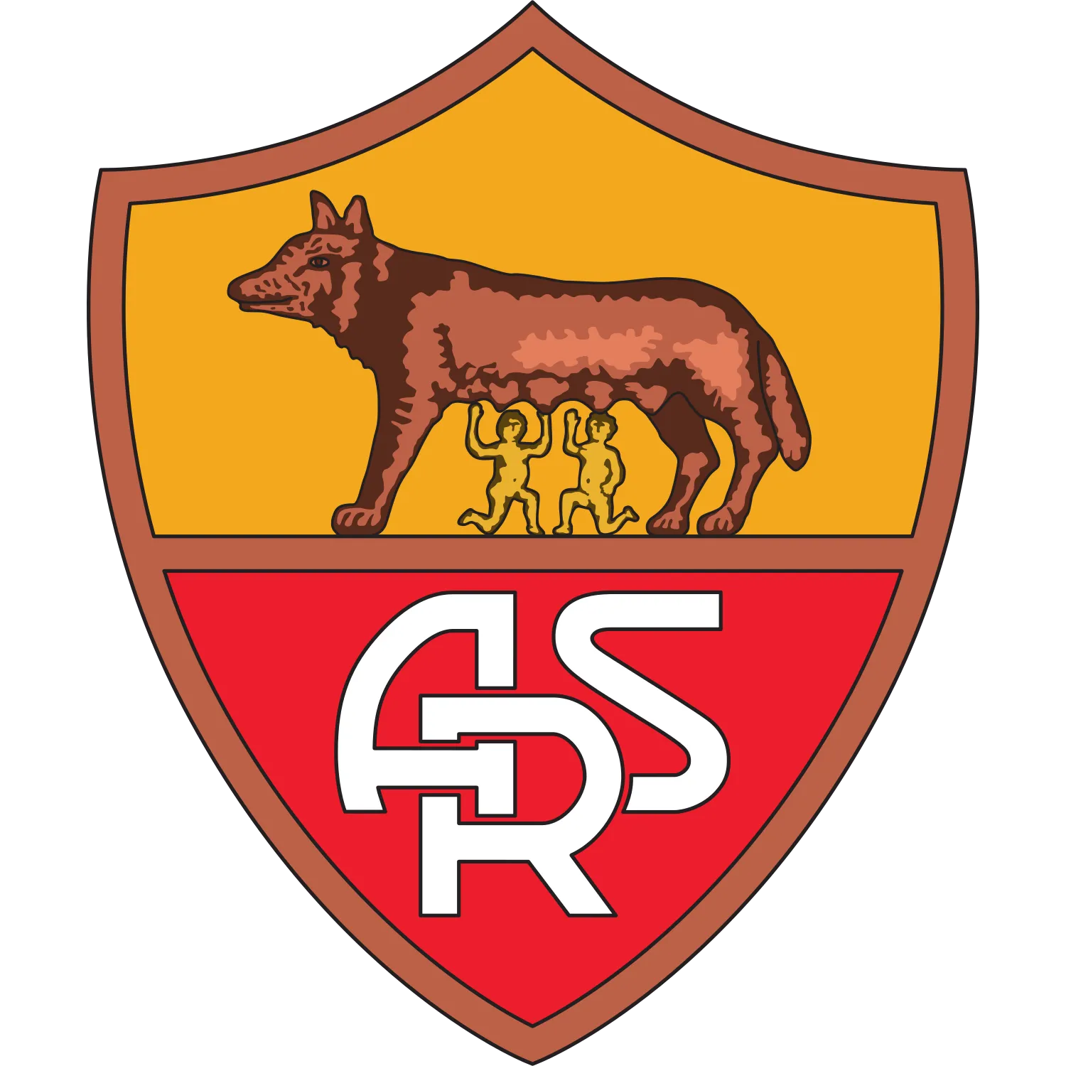 Roma crest used from 1970 to 1979
