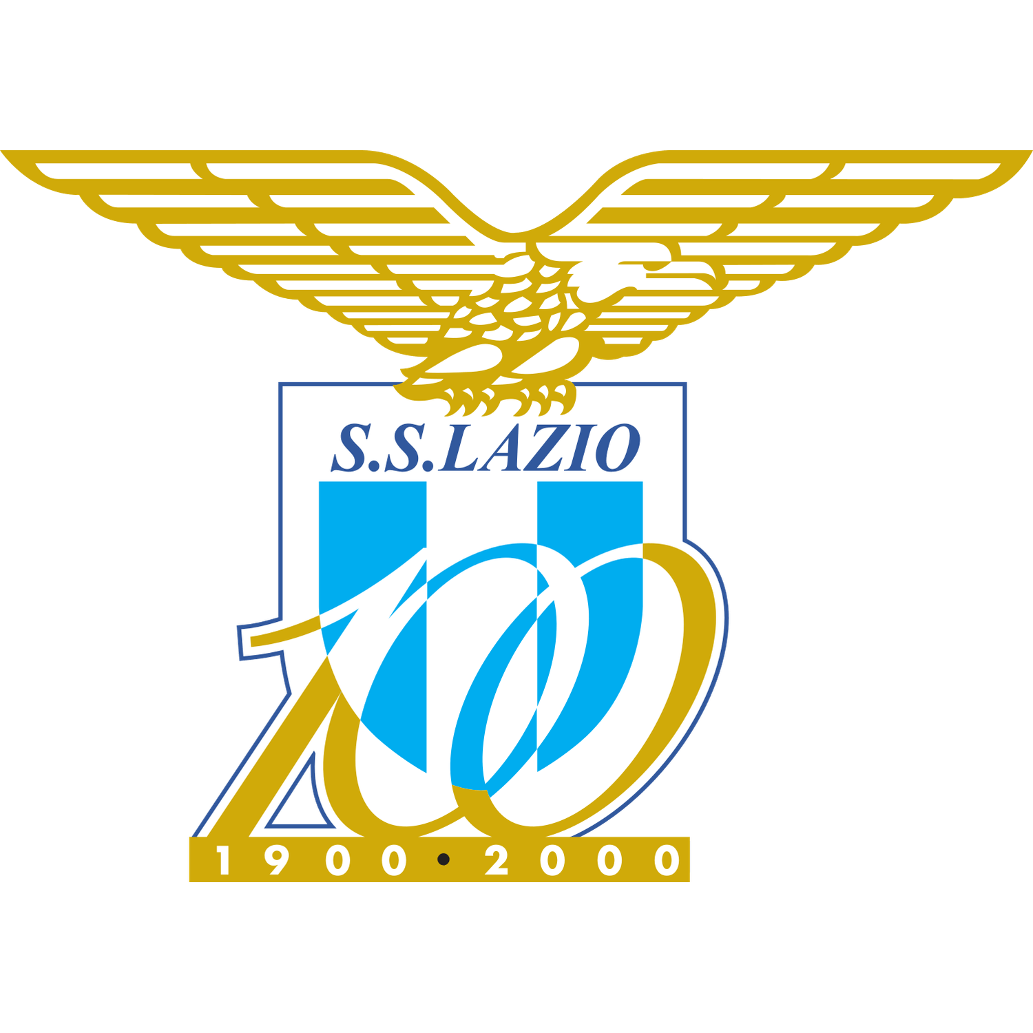Lazio crest used from 2000 to 2001