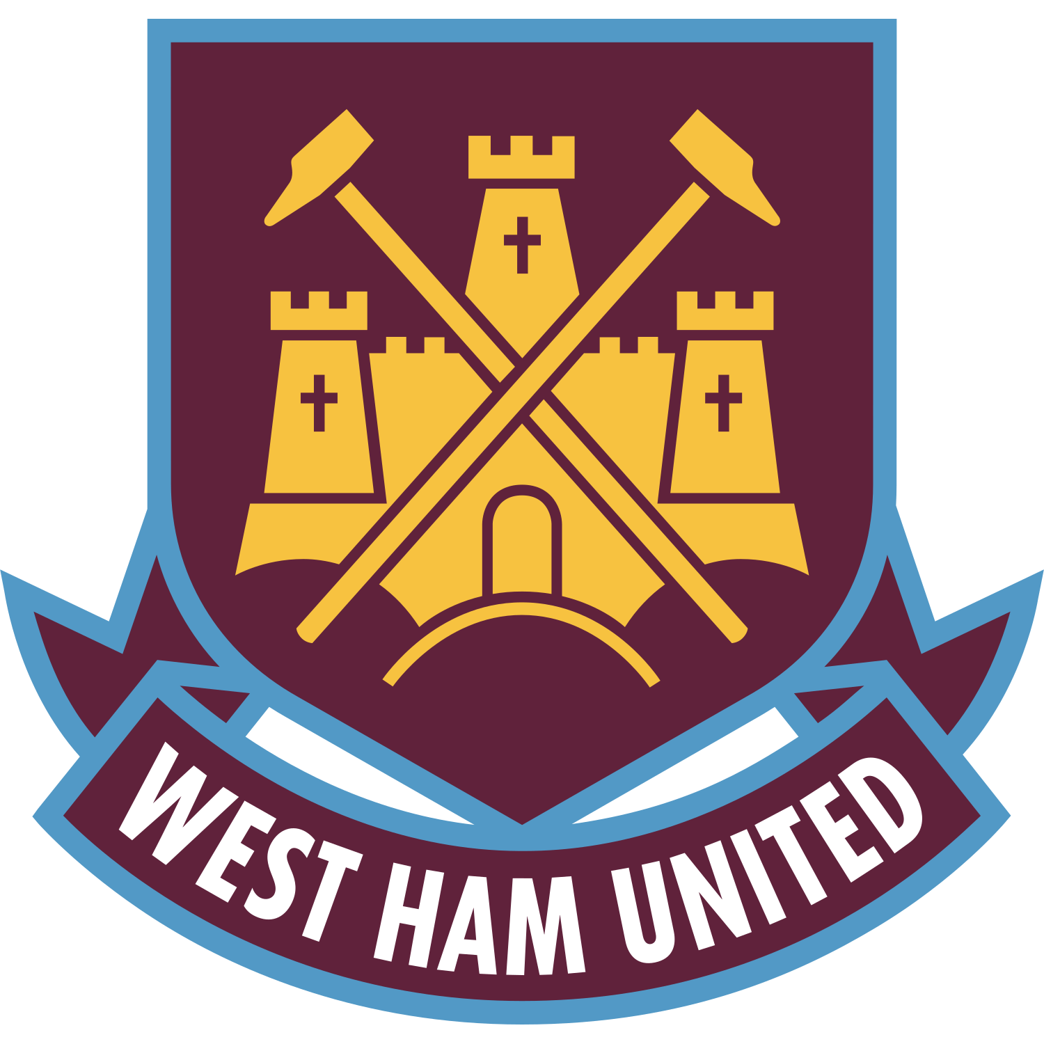 West Ham United crest used from 1999 to 2016
