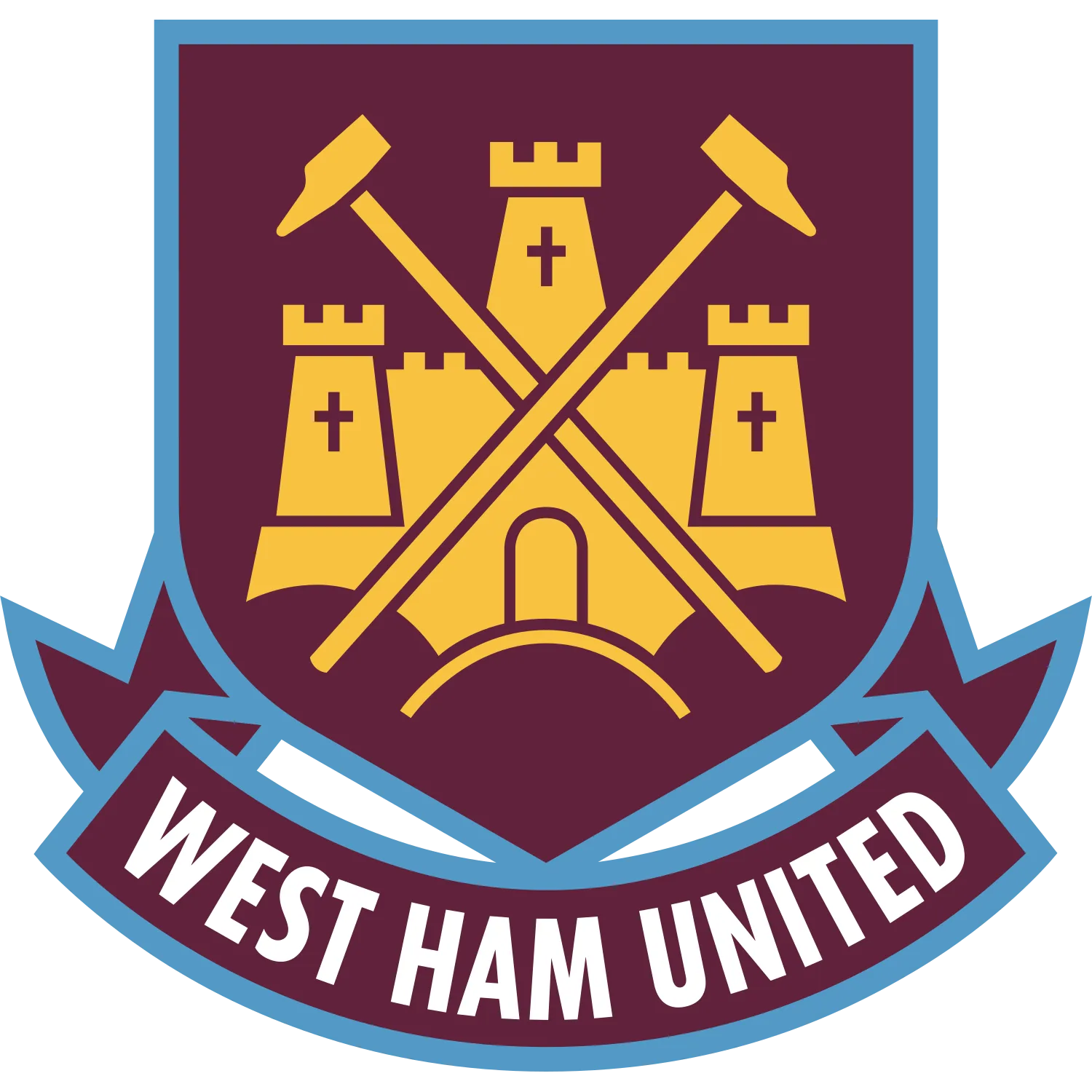 West Ham United crest used from 1999 to 2016