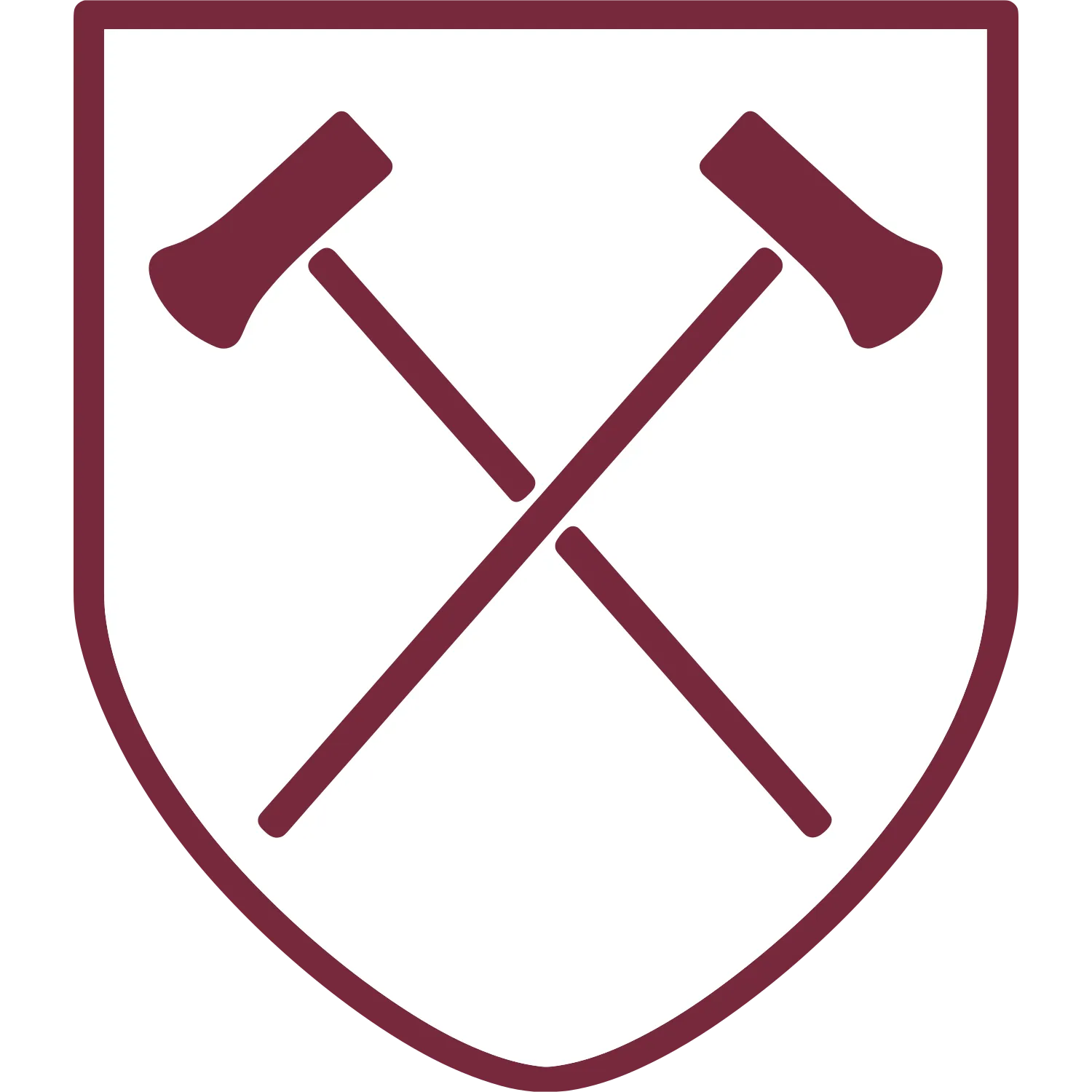 West Ham United crest used from 1963 to 1968