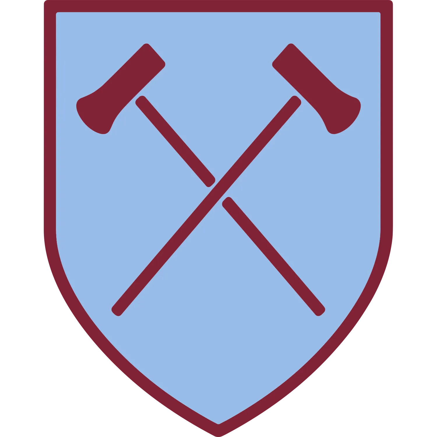 West Ham United crest used from 1958 to 1963