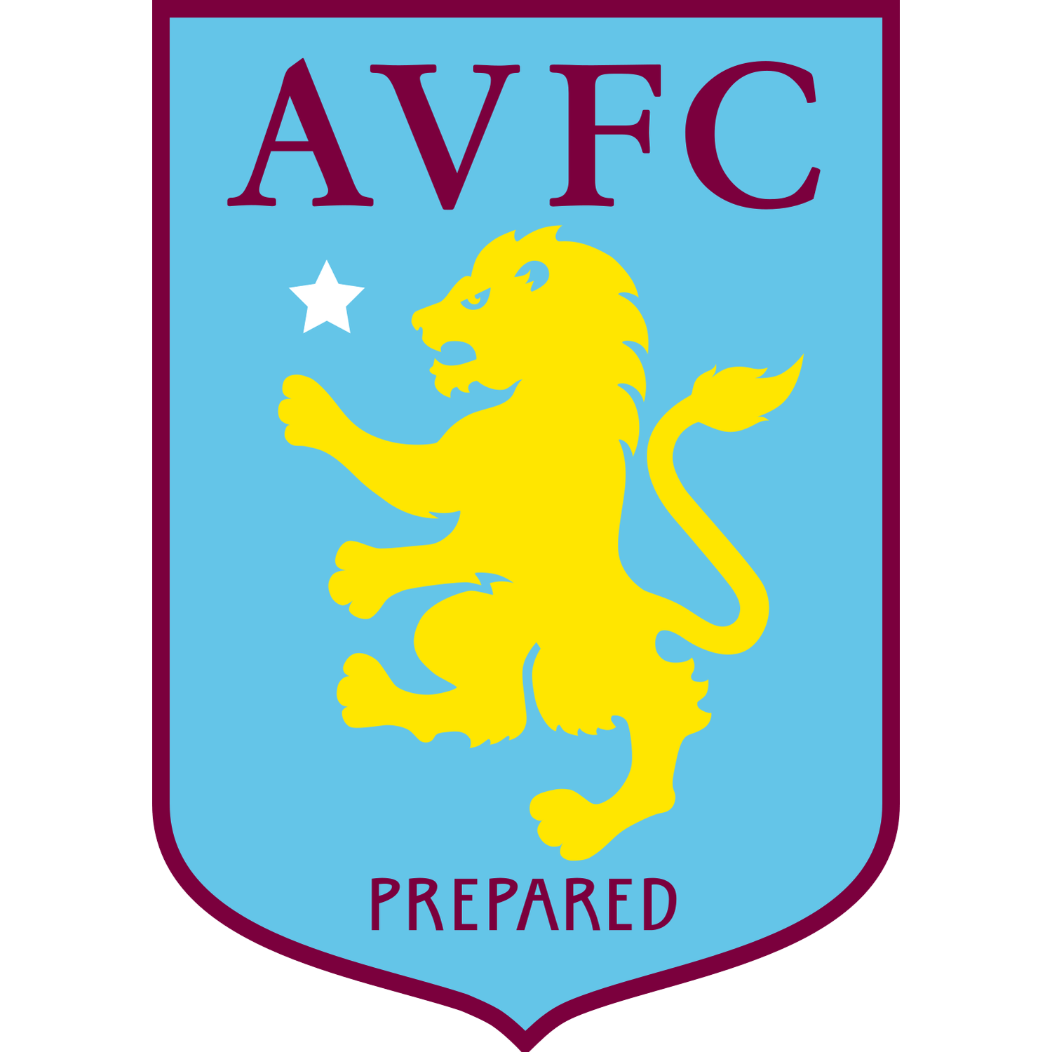 Aston Villa crest used from 2007 to 2008