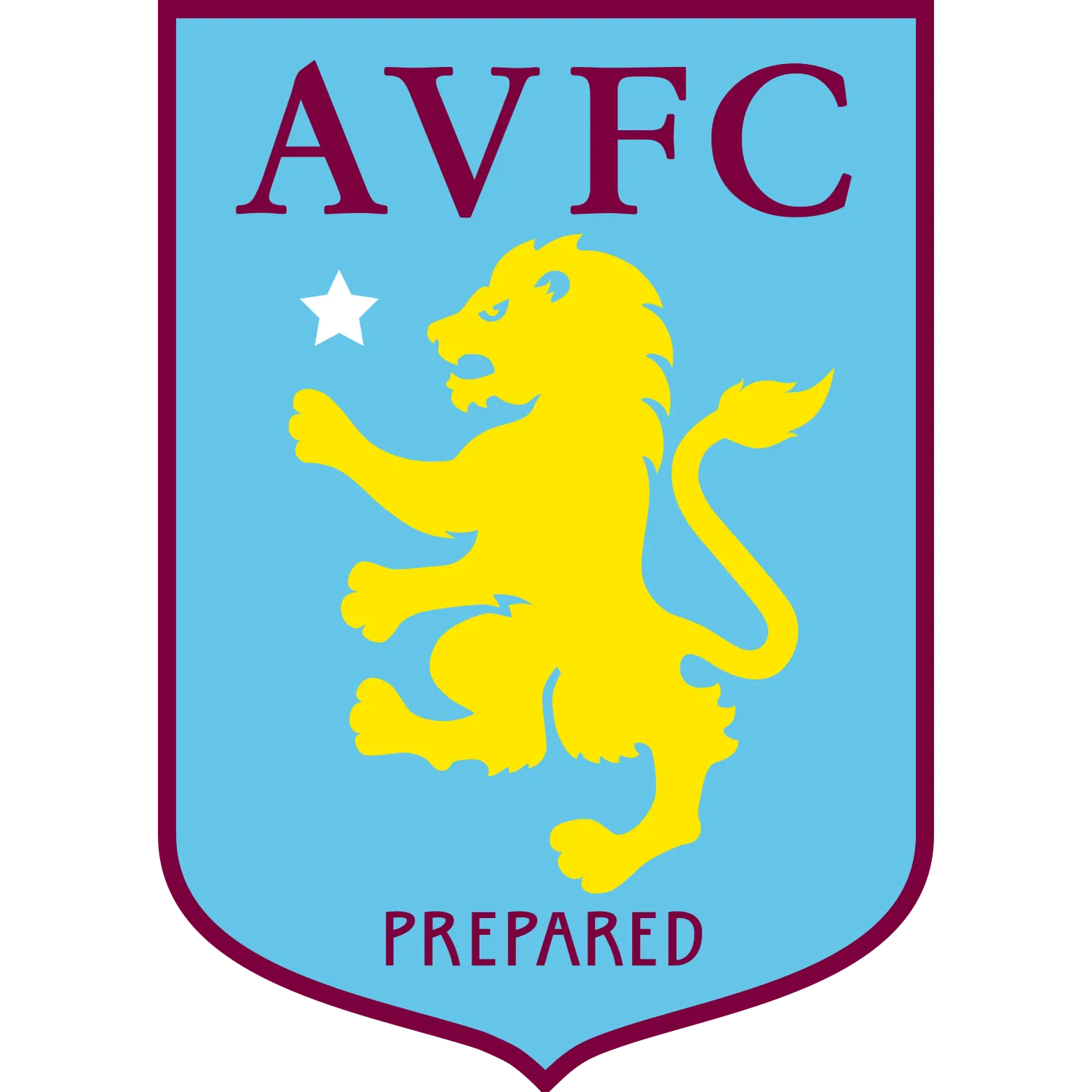 Aston Villa crest used from 2007 to 2008