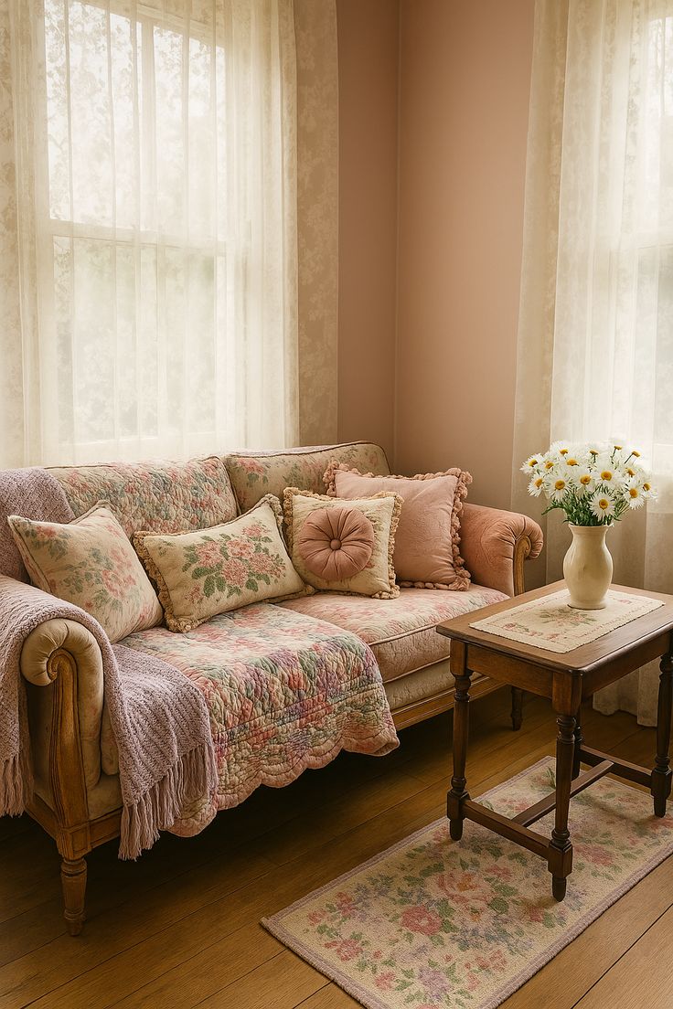 Cozy Granny Chic Living Room 🌸🖼️