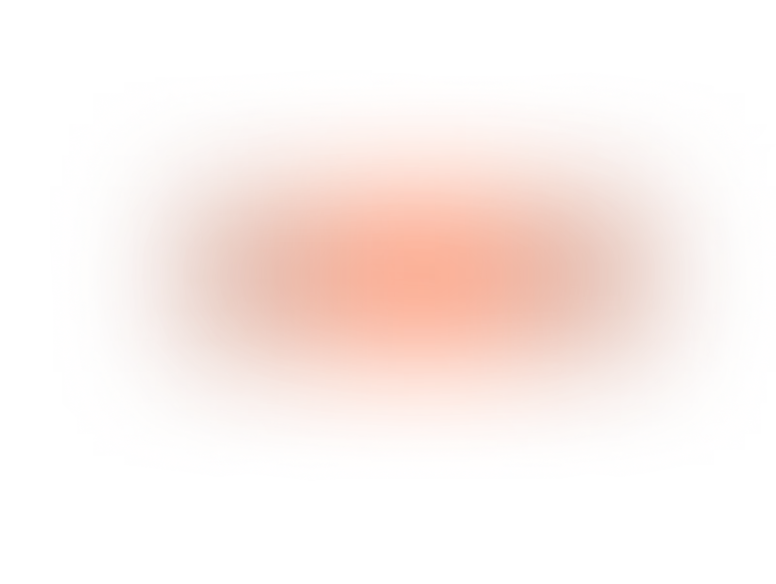 Gradient orange rounded rectangle with blurred edges on a transparent background.