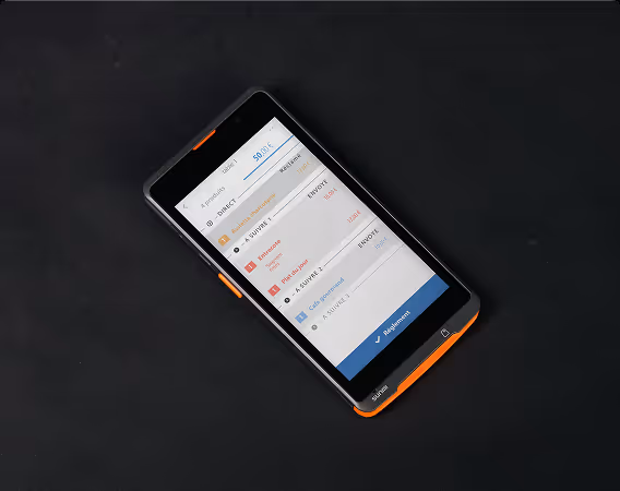 Popina pad pour la prise de commande et le paiement sur un terminal tout-en-un