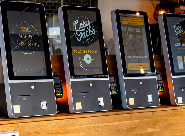 bornes de commande pour un service plus rapide en restauration