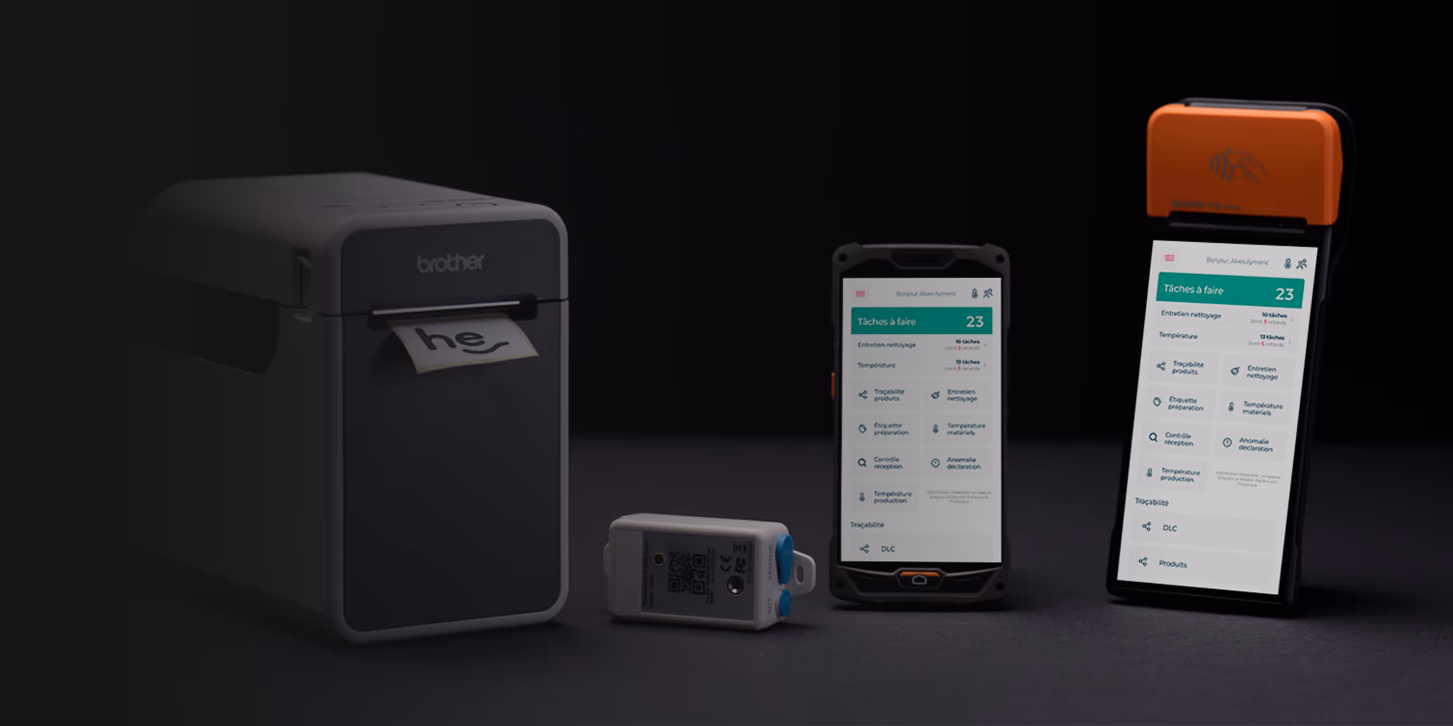 solution de contrôle HACCP et Plan de Maîtrise Sanitaire sur smartphone, tablette et sonde de température connectée