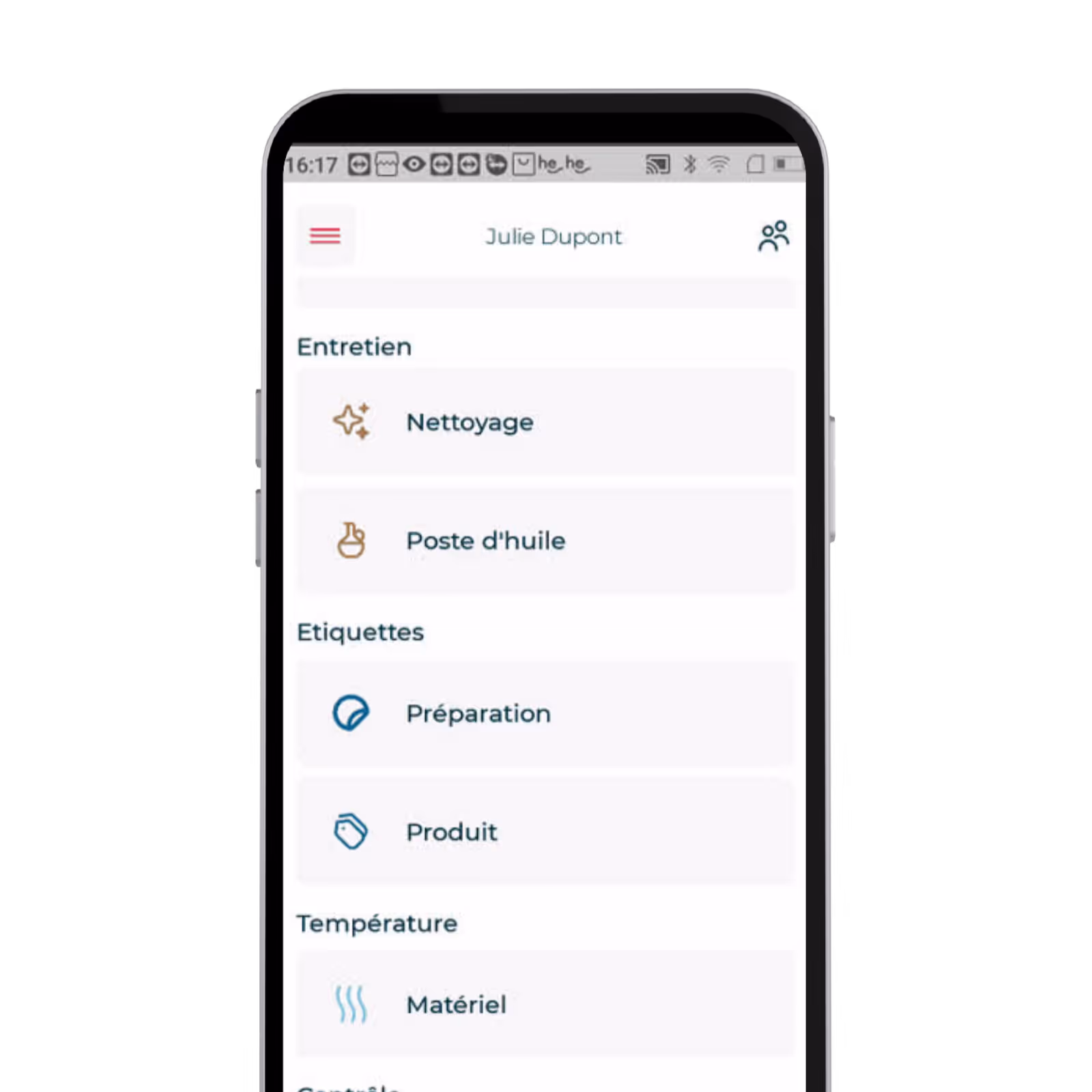 Suivi des tâches PMS depuis un smartphone avec Popina HACCP