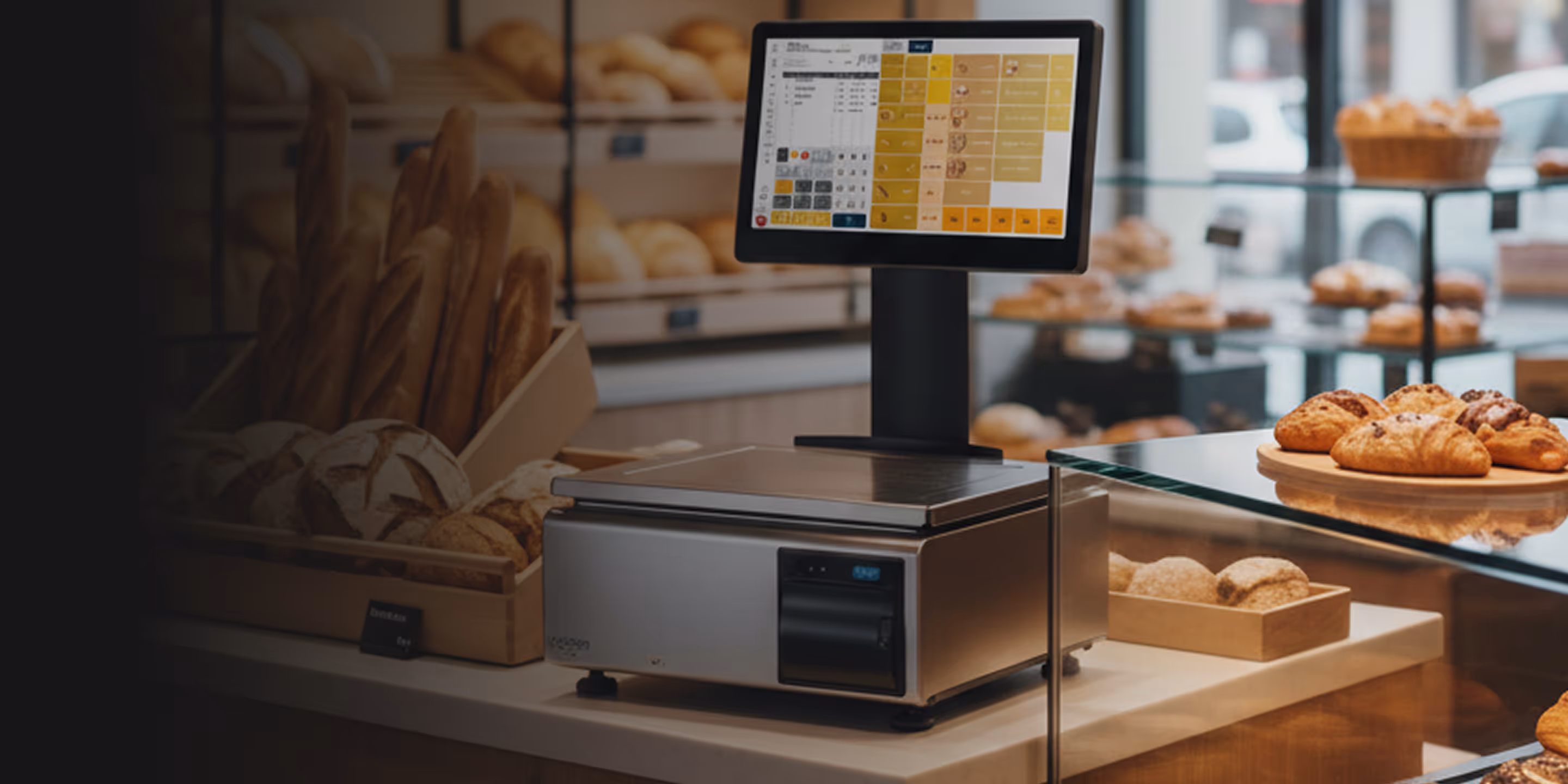balance connectée dans une boulangerie moderne