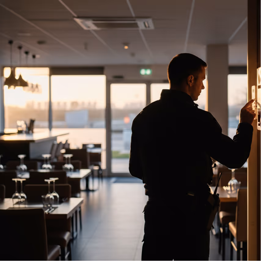 intervention rapide d'un agent de sécurité grâce au système de détection Haxe direct