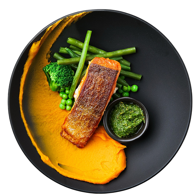 An example image of a SOPH meal