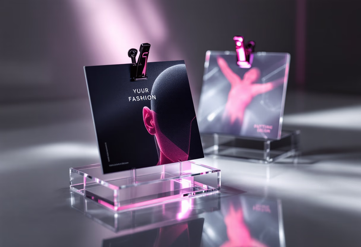 image of branding materials (for a graphic design studio)