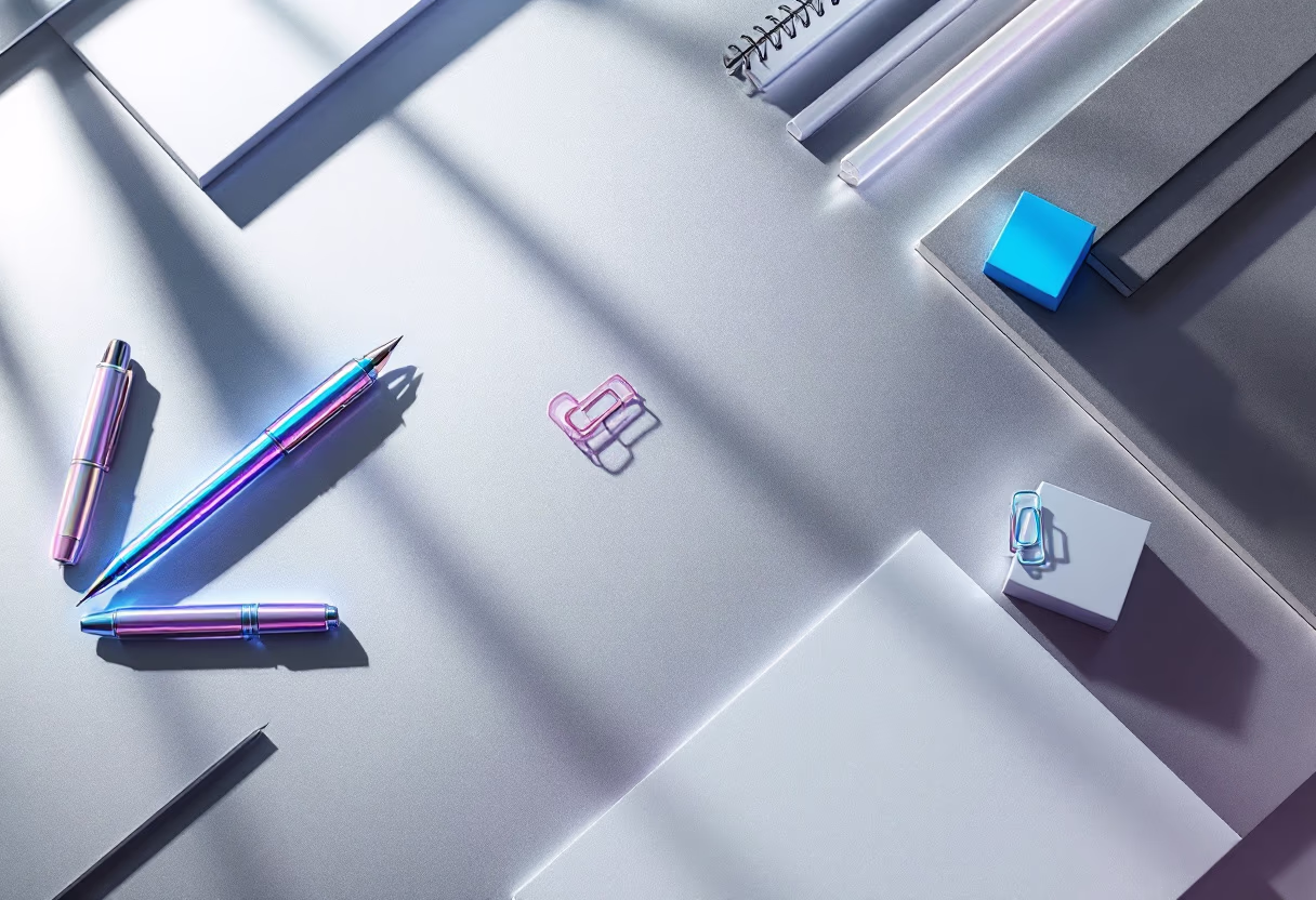 [background image] abstract image with office supplies (for a personal coach & consultant)