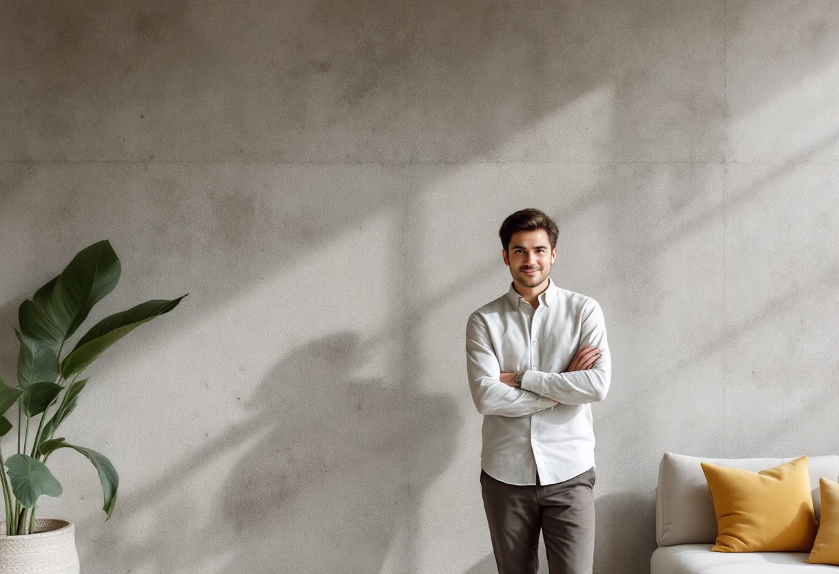 image of founders in front of the store