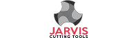 Logo with an abstract circular shield design above the red text 'JARVIS'.