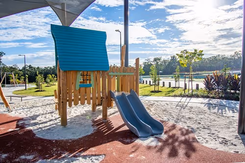 Render of park equipment