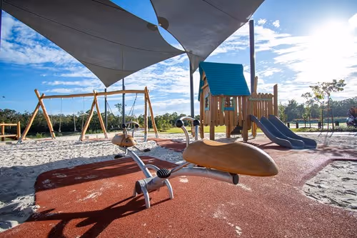 Render of park equipment