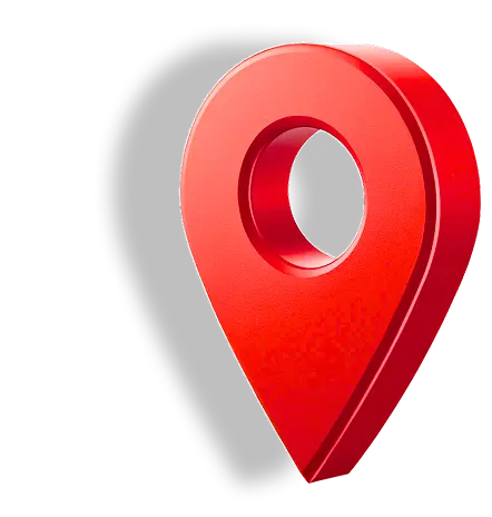 Icône de localisation indiquant les adresses des restaurants Chef Taouk au Québec