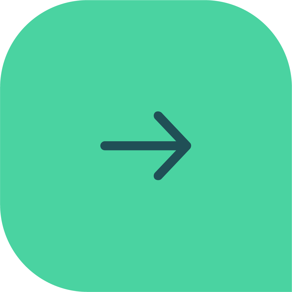 Black right-pointing arrow on a rounded green square background.