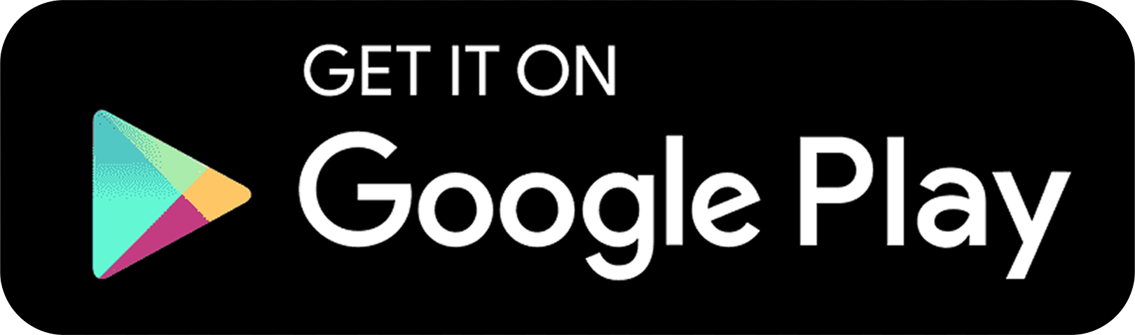 Get it on Google Play badge with Google Play triangle logo on black background.