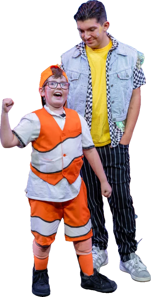 Two Tapestry actors share the stage in Finding Nemo