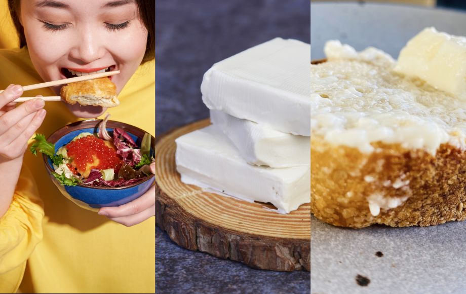 Collage of Fattastic Technologies branding and product images