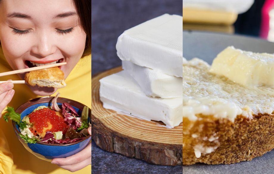 Collage of Fattastic Technologies branding and product images